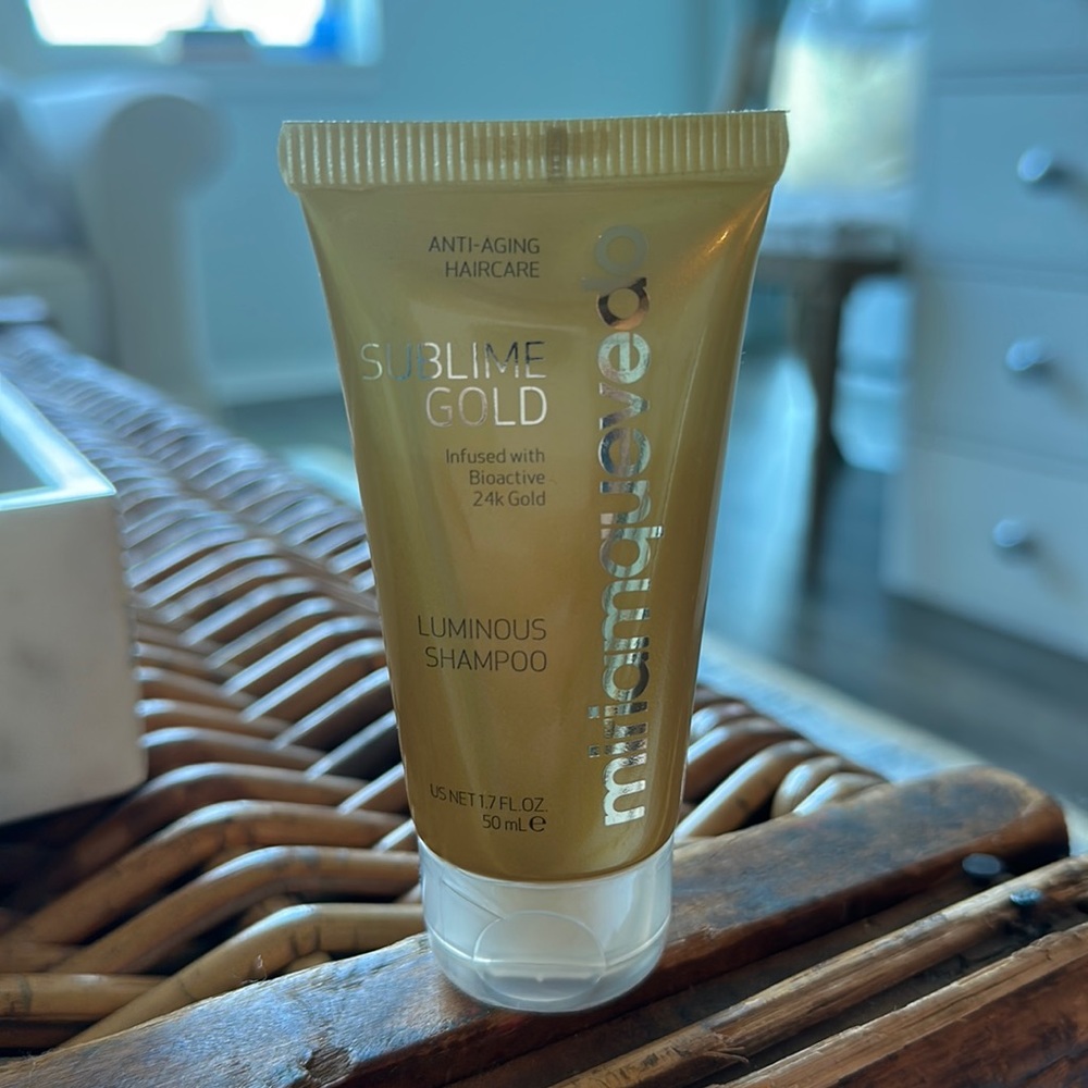 NWT Miriam Quevedo Luminous Sublime Gold Shampoo 50 mL
